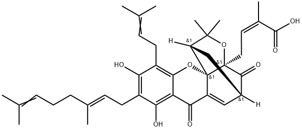Gambogenic acid Structure